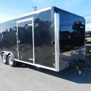 Car Mate 8.5 x 20 Enclosed Car Trailer – Ramp Door & Get Out Door