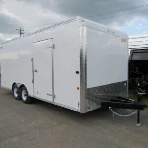 Car Mate 8.5 x 20 Enclosed Car Trailer – 6″ Added Height