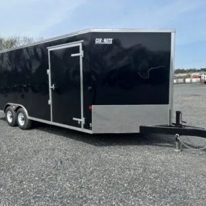 Car Mate 8.5 x 20 V-Nose Enclosed Car Hauler – Get Out Door