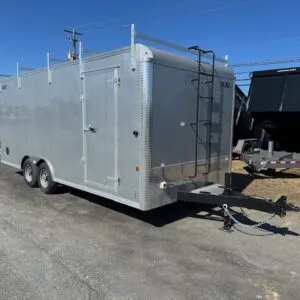 Car Mate 8.5 x 20 Enclosed Cargo Trailer – Contractor Barn Doors