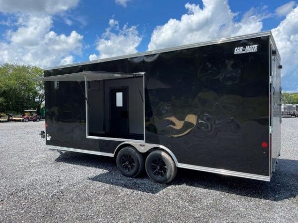 Car Mate 8.5 x 20 V-Nose Enclosed Car Hauler – Finished Interior - Image 9
