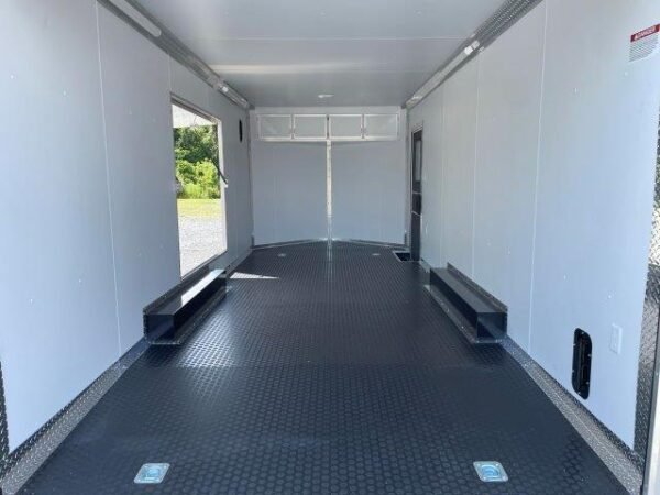 Car Mate 8.5 x 20 V-Nose Enclosed Car Hauler – Finished Interior - Image 6