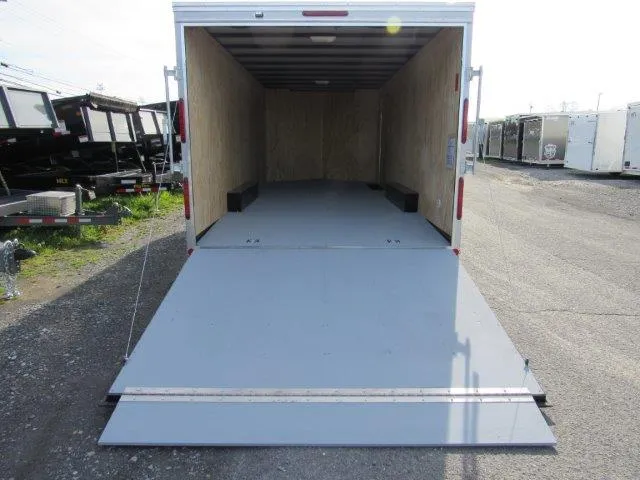 Car Mate 8.5 x 20 V-Nose Enclosed Car Hauler – Extended Tongue - Image 3