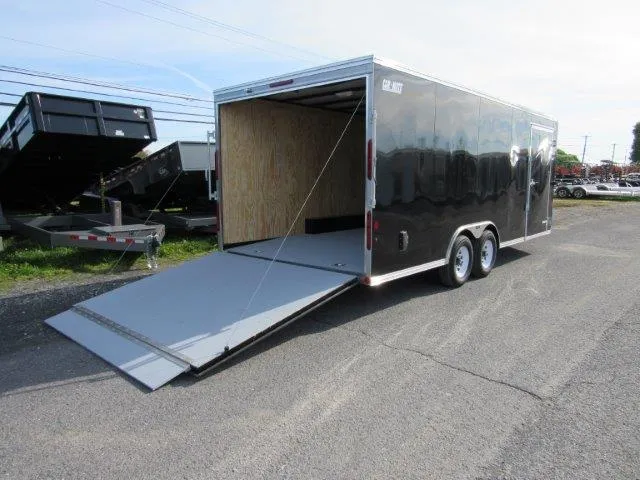 Car Mate 8.5 x 20 V-Nose Enclosed Car Hauler – Extended Tongue - Image 6