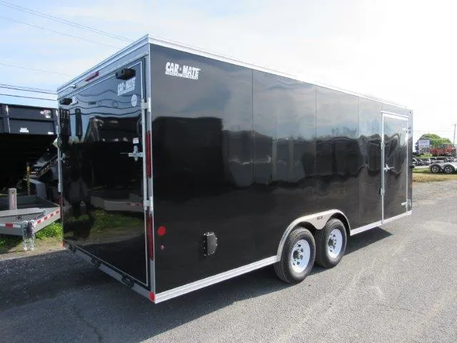 Car Mate 8.5 x 20 V-Nose Enclosed Car Hauler – Extended Tongue - Image 5