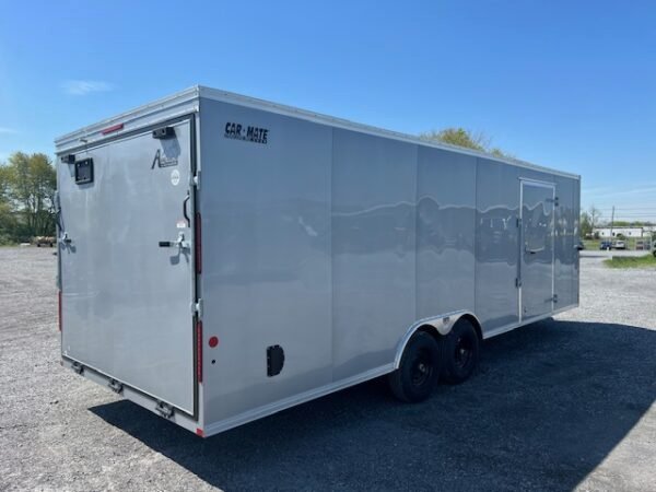 Car Mate Avalanche 8.5 x 24 V-Nose Enclosed Car Trailer – Get Out Door - Image 5