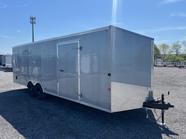 Car Mate Avalanche 8.5 x 24 V-Nose Enclosed Car Trailer – Get Out Door - Image 4
