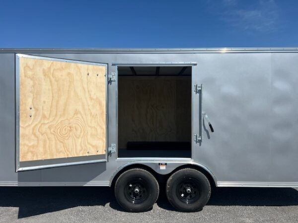 Car Mate Avalanche 8.5 x 24 V-Nose Enclosed Car Trailer – Get Out Door - Image 8