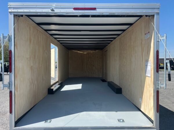Car Mate Avalanche 8.5 x 24 V-Nose Enclosed Car Trailer – Get Out Door - Image 6
