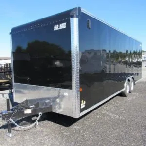 Car Mate 8.5 x 24 Enclosed Car Trailer – 7′ Interior Height