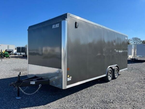 Car Mate 8.5 x 20 Enclosed Car Trailer – Aluminum Wheels - Image 4