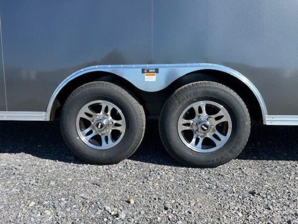Car Mate 8.5 x 20 Enclosed Car Trailer – Aluminum Wheels - Image 8