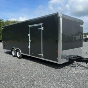 Car Mate 8.5 x 24 Enclosed Car Trailer – Awning Escape Door