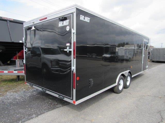 Car Mate 8.5 x 24 V-Nose Enclosed Car Trailer – Get Out Door - Image 9