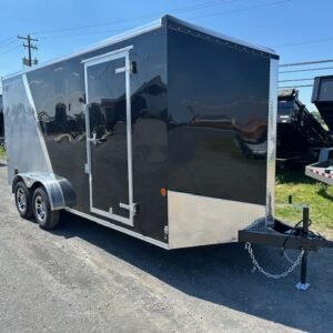 Car Mate Avalanche 7 x 16 V-Nose Enclosed Cargo Trailer