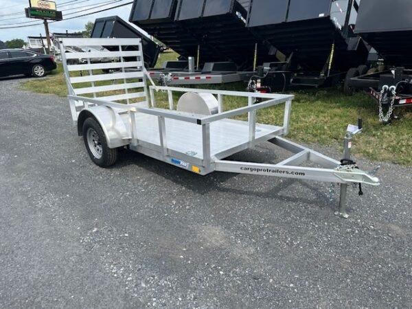 Cargo Pro 5 x 10 Aluminum Utility Trailer – Side Rail - Image 4