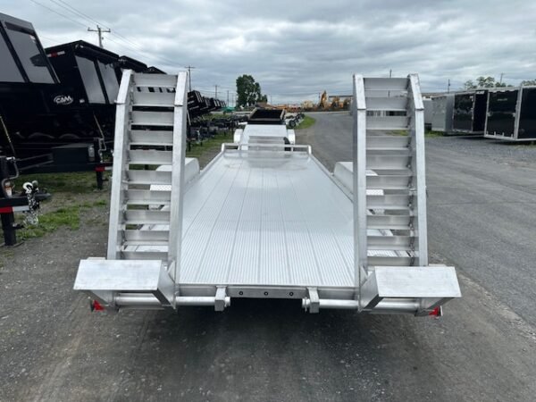Cargo Pro 6.5 x 22 Aluminum Equipment Trailer – Ladder Ramps - Image 3
