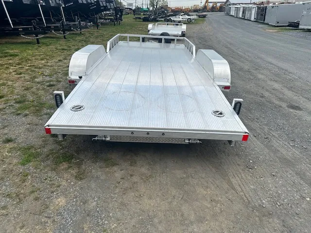 Cargo Pro 7 x 18 Aluminum Open Car Hauler – Slide Out Ramps - Image 6