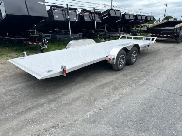 Cargo Pro 7 x 22 Open Aluminum Car Hauler – Gravity Tilt Trailer - Image 9