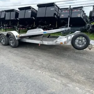 Cargo Pro 7 x 22 Open Aluminum Car Hauler – Gravity Tilt Trailer
