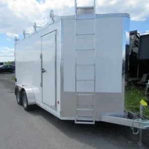 Cargo Pro 7 x 14 Aluminum Enclosed V-Nose Trailer | All Pro