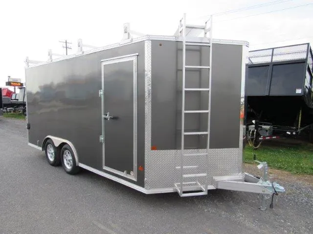 Cargo Pro 8.5×16 Aluminum Enclosed V-Nose Trailer
