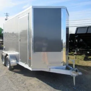 Cargo Pro 6 x 12 Dual Axle V-Nose Aluminum Enclosed Trailer