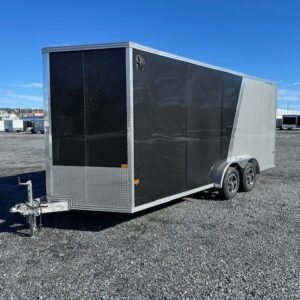 Cargo Pro 7.5 x 18 Aluminum Enclosed Trailer – Rubber Coin Floor