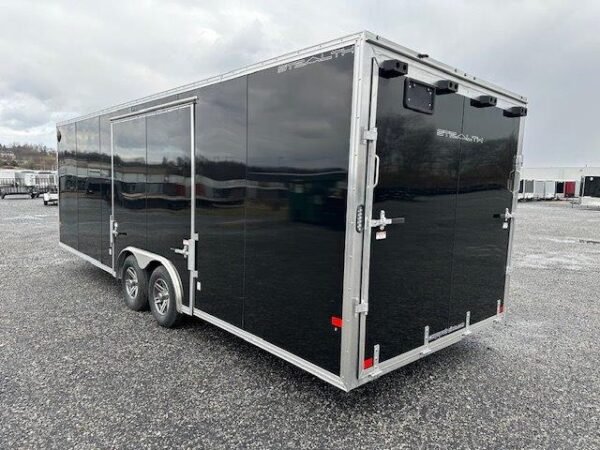 Cargo Pro Stealth 8.5 x 24 Aluminum Enclosed Car Trailer – V-Nose - Image 5