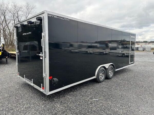 Cargo Pro Stealth 8.5 x 24 Aluminum Enclosed Car Trailer – V-Nose - Image 7
