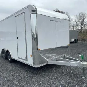 Cargo Pro 8.5 x 16 Aluminum Enclosed Car Trailer – Ramp Door