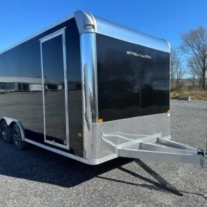 Cargo Pro 8.5 x 18 Aluminum Enclosed Car Trailer – Ramp Door