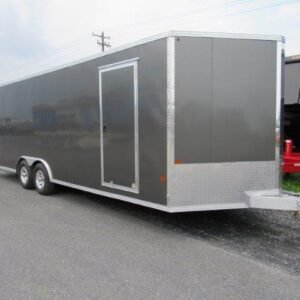 Cargo Pro Stealth 8.5 x 24 V-Nose Enclosed Car Trailer – Elite Escape Door