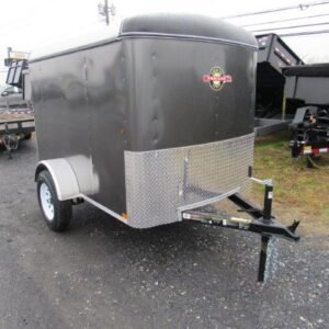 Carry-On 5 x 8 Enclosed Cargo Trailer – Rear Ramp Door