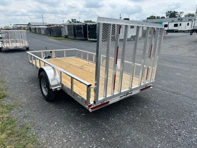 Carry-On 6 x 12 Aluminum Landscape Utility Trailer – Rear Mesh Gate - Image 5