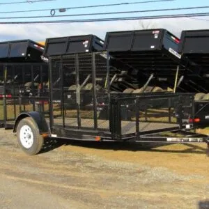 Carry-On 6.4 x 12 Landscape Utility Trailer – Side ATV Gate