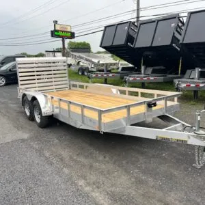 Carry-On 6 x 16 Aluminum Landscape Utility Trailer – Rear Gate