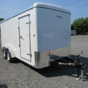 Carry-On 7 x 16 Enclosed Cargo Trailer – Rear Barn Doors