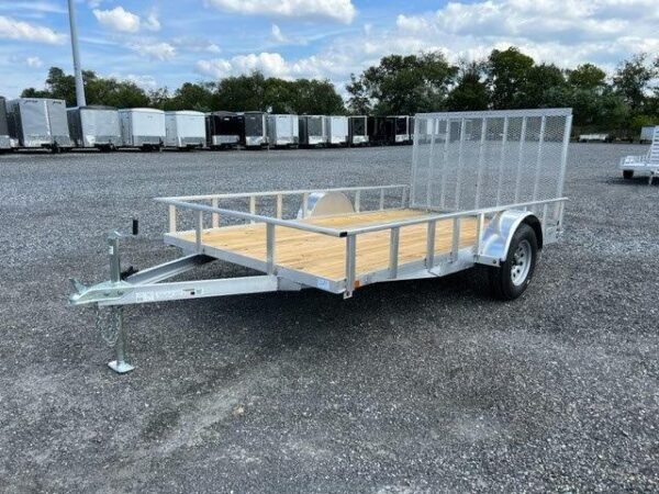 Carry-On 7 x 12 Aluminum Landscape Utility Trailer – Rear Gate - Image 4