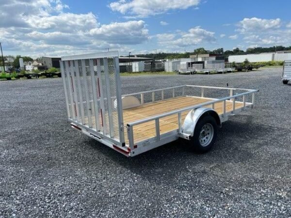 Carry-On 7 x 12 Aluminum Landscape Utility Trailer – Rear Gate - Image 6