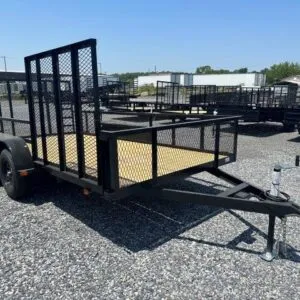 Carry-On 7 x 14 Landscape Utility Trailer – Mesh Sides & ATV Gate