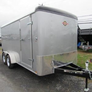 Carry-On 7 x 16 Enclosed Cargo Trailer – Barn Doors & 10K GVW