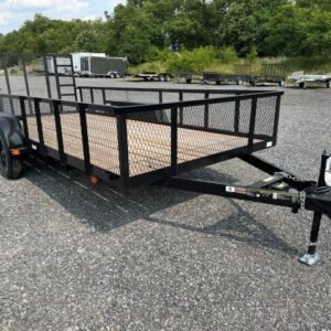 Carry-On 7 x 16 Landscape Utility Trailer – Mesh Sides