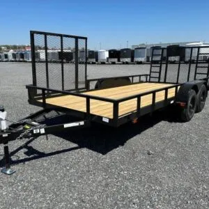 Carry-On 7 x 16 Landscape Utility Trailer – Side ATV Ramp