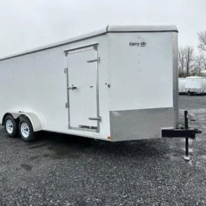 Carry-On 7 x 18 Enclosed V-Nose Cargo Trailer – 6″ Added Height