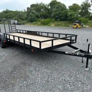 Carry-On 7 x 20 Landscape Utility Trailer – Rear Ramp Gate