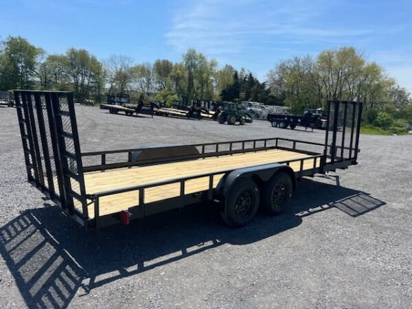 Carry-On 7 x 20 Landscape Utility Trailer – Side Ramp Gate - Image 5