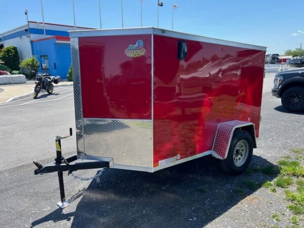 Covered Wagon 5 x 8 Enclosed Cargo Trailer - Image 4