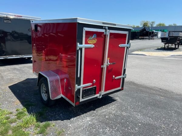 Covered Wagon 5 x 8 Enclosed Cargo Trailer - Image 5