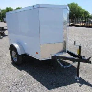 Covered Wagon 4×6 Enclosed Cargo Trailer